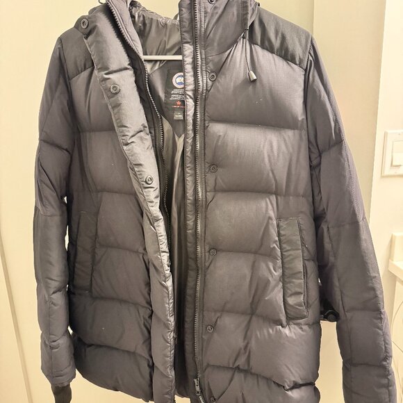 CANADA GOOSE HOODED JACKET - Picture 1 of 4
